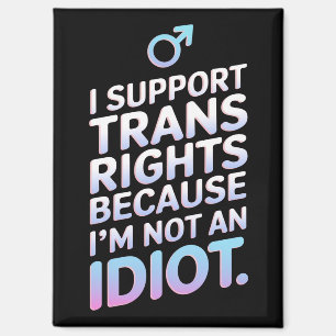 Transgender Verbündeter Trans Pride Flagge Unterst Magnet