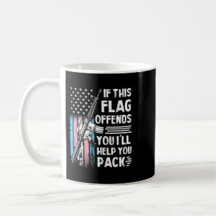 Transgender, wenn dieses Flag Sie AR15 Gun Righ Kaffeetasse