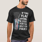 Transgender, wenn dieses Flag Sie gegen AR-15 Gun  T-Shirt (Vorderseite)