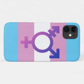 Transgender-Wert und Symbol Case-Mate iPhone Hülle (Rückseite (Horizontal))