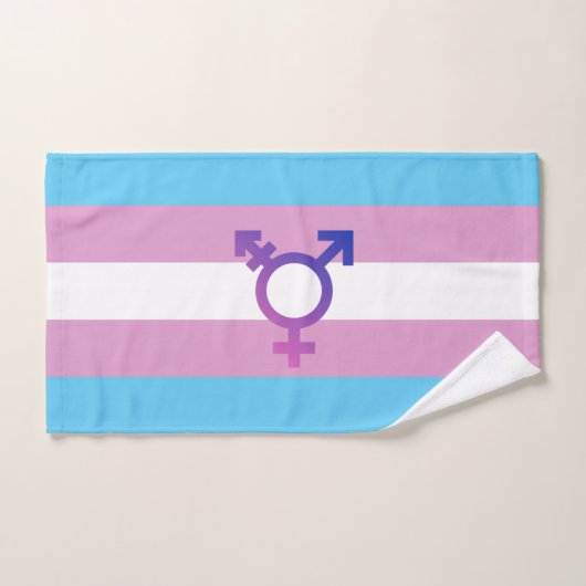 Transgender-Wert und Symbol Handtuch (Handtuch)
