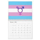 Transgender-Wert und Symbol Kalender (Feb 2026)