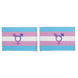 Transgender-Wert und Symbol Kissenbezug