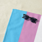 Transgender-Wert und Symbol Strandtuch (Beispiel)