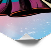 Transgender Witz in Regenbogenfarben Poster (Ecke)