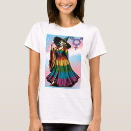Transgender Witz in Regenbogenfarben T-Shirt