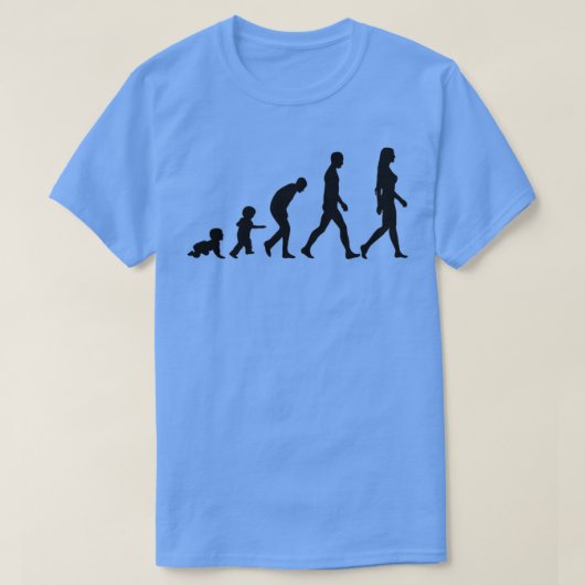 Transgender Woman Evolution T-Shirt (Design vorne)