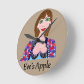 Transgender Woman Runde Wanduhr (Winkel)