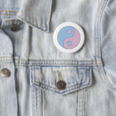 Transgender Yin Yang Symbol Button (Beispiel)