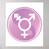Transgender Ying Yang Poster (Vorne)