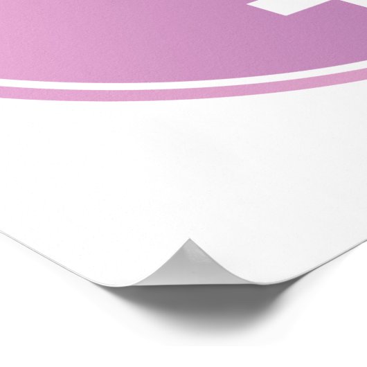 Transgender Ying Yang Poster (Ecke)