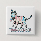 Transgender Zebra Button (Vorderseite)