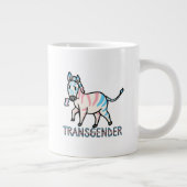 Transgender Zebra Jumbo-Tasse (Rechts)