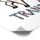 Transgender Zebra Poster (Ecke)