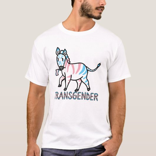 Transgender Zebra T-Shirt (Vorderseite)