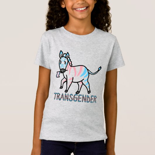 Transgender Zebra T-Shirt (Vorderseite)