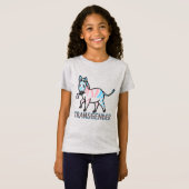 Transgender Zebra T-Shirt (Vorne ganz)