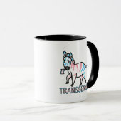 Transgender Zebra Tasse (VorderseiteRechts)