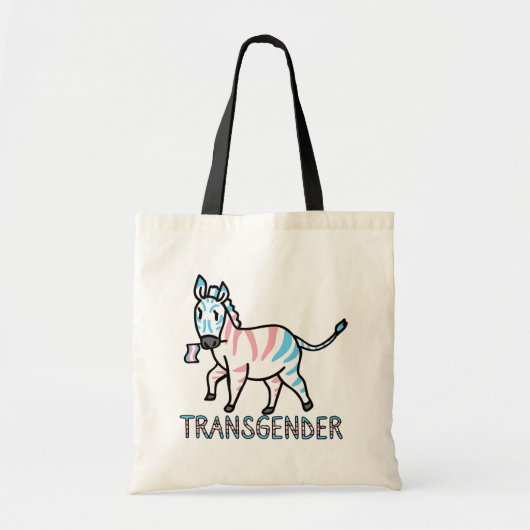 Transgender Zebra Tragetasche (Vorne)
