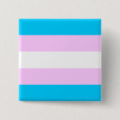 Transgenderflagge Button (Vorderseite)
