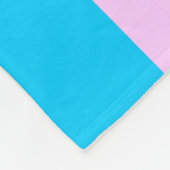 Transgenderflaggen-Fleecedecke Fleecedecke (Ecke)