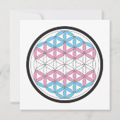 transheilige Geometrie Einladung (Vorderseite)