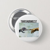 Transhumanism Button (Vorne & Hinten)