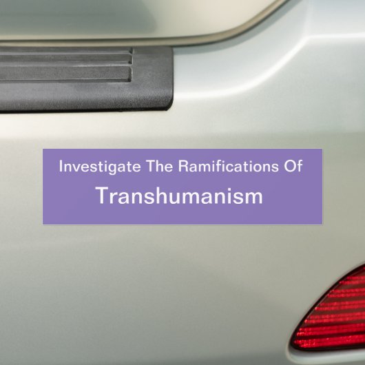 Transhumanismus Autoaufkleber (Auf Auto)