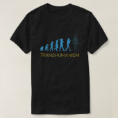Transhumanistische Evolution T-Shirt (Design vorne)