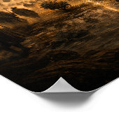Transhumanz des Unsichtbaren Poster (Ecke)