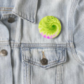 Transience · Fraktal-Kunst · Grün u. Rosa Button (Beispiel)