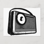 TRANSISTOR-RADIOVERTRAGBAR POSTKARTE (Vorderseite)