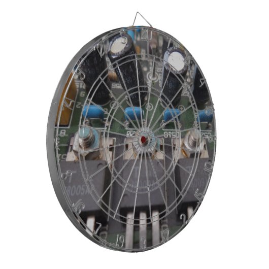 Transistordartboard Dartscheibe (Vorderseite Links)