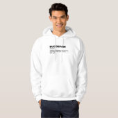 Transit Beruflich Funny Definition Hoodie (Vorne ganz)