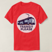 TRANSIT BITTE in einem Kreis T-Shirt (Design vorne)
