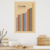 Transit Charts - Chicago Metra Poster (Küche)