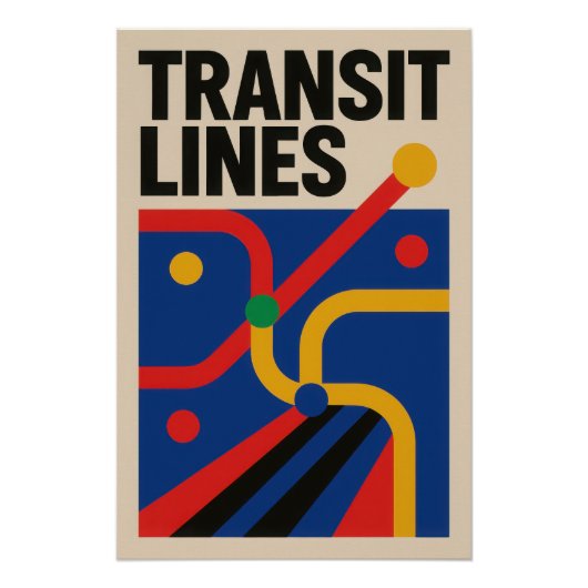 Transit Lines - Poster (Vorderseite)