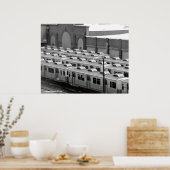 Transit M-3 Market Frankford Blue Line Cars Poster (Küche)