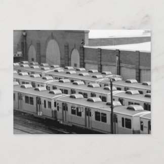 Transit M-3 Market Frankford Blue Line Cars Postkarte