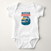 Transit Oriented Baby Strampler (Vorderseite)