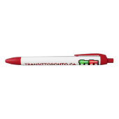 Transit Toronto einziehbarer Stift - Rot (Oberseite)