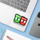 Transit Toronto Logo Aufkleber (Laptop mit iPhone)