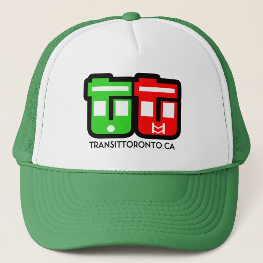 Transit Toronto Logo Trucker Hat Truckerkappe (Vorderseite)