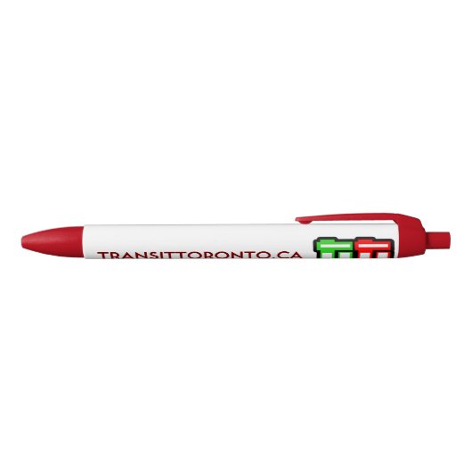 Transit Toronto Retractable Pen - Red Kugelschreiber (Oberseite)