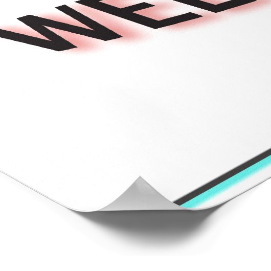 Transit- und Wellness-Logo Poster (Ecke)