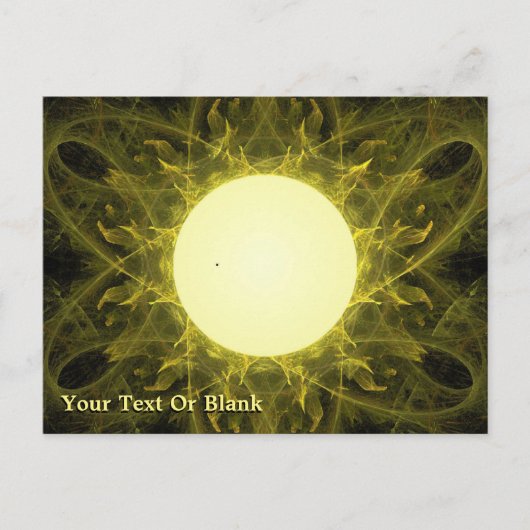 Transit von Quecksilber Postkarte (Vorderseite)