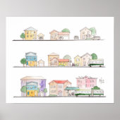 Transitdichte - mattes Druckplakat Poster (Vorne)