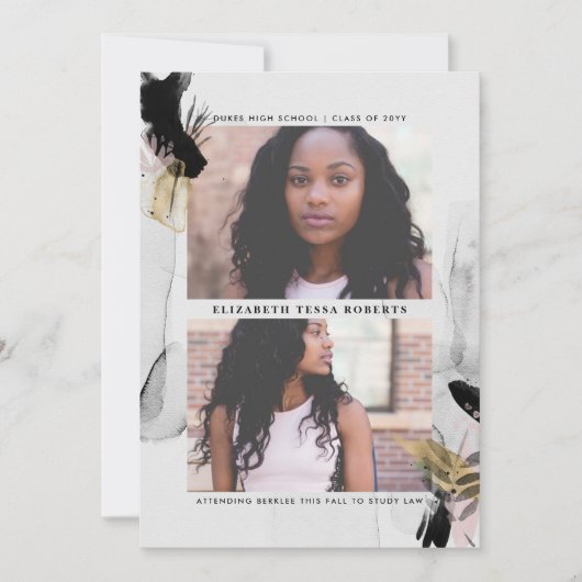 Transition 2 Foto Abschluss Einladung (Vorderseite)