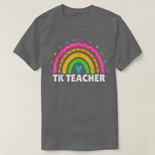 Transitional Kindergarten Teacher Rainbow Women TK T-Shirt (Design vorne)