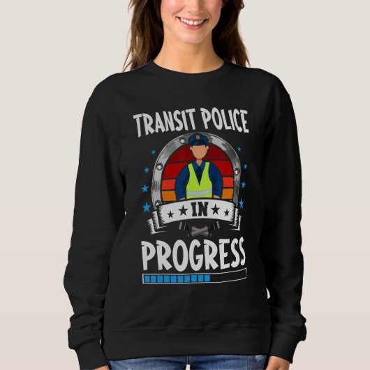 Transitpolizei in Ausbildung befindlicher Schüler Sweatshirt (Vorderseite)